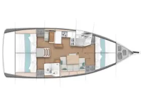 Sun Odyssey 440 - Layout
