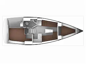 Bavaria Cruiser 34 - Layout